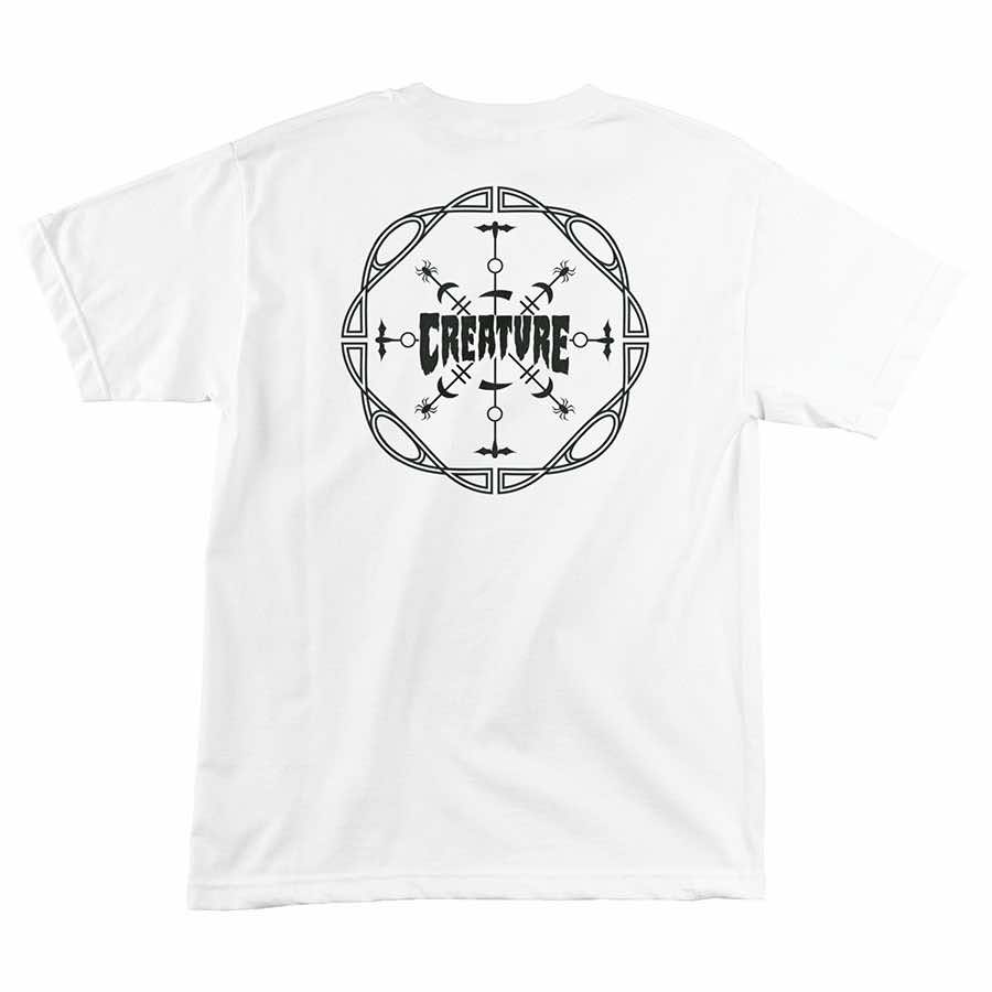 CREATURE Skateboards Runes White T-Shirt