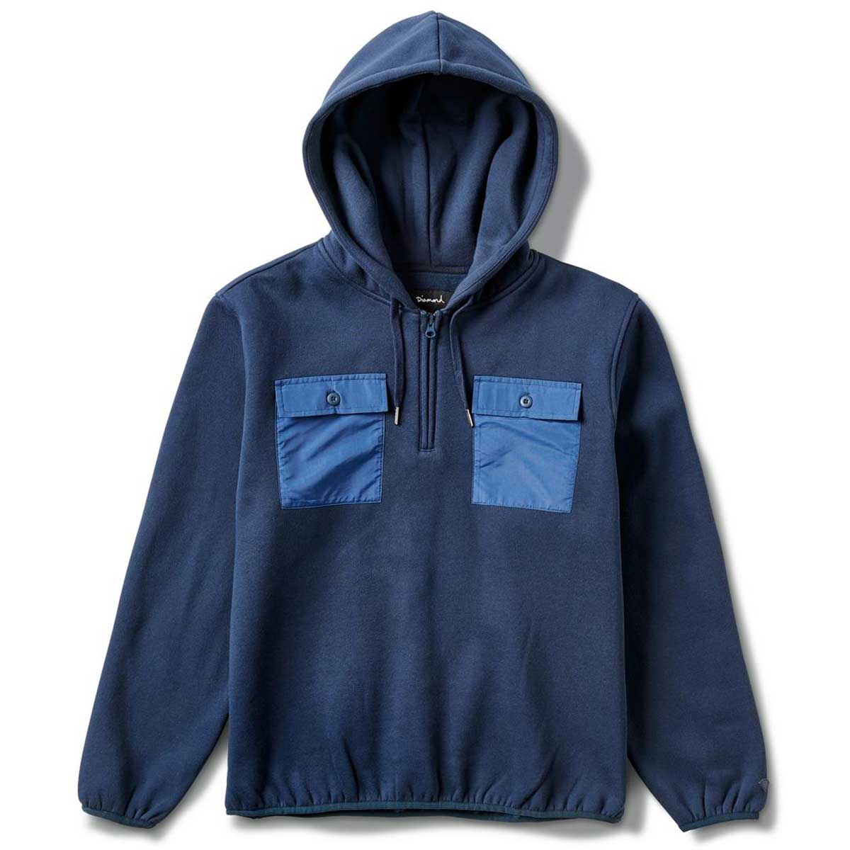 Diamond Brilliant Quarter Zip Hoodie - Navy | SoCal Skateshop