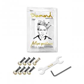 7/8" Allen Diamond Felipe Gustavo Pro Hardware - Gold