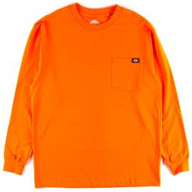 Dickies Long Sleeve Heavyweight Crew T-Shirt - Orange