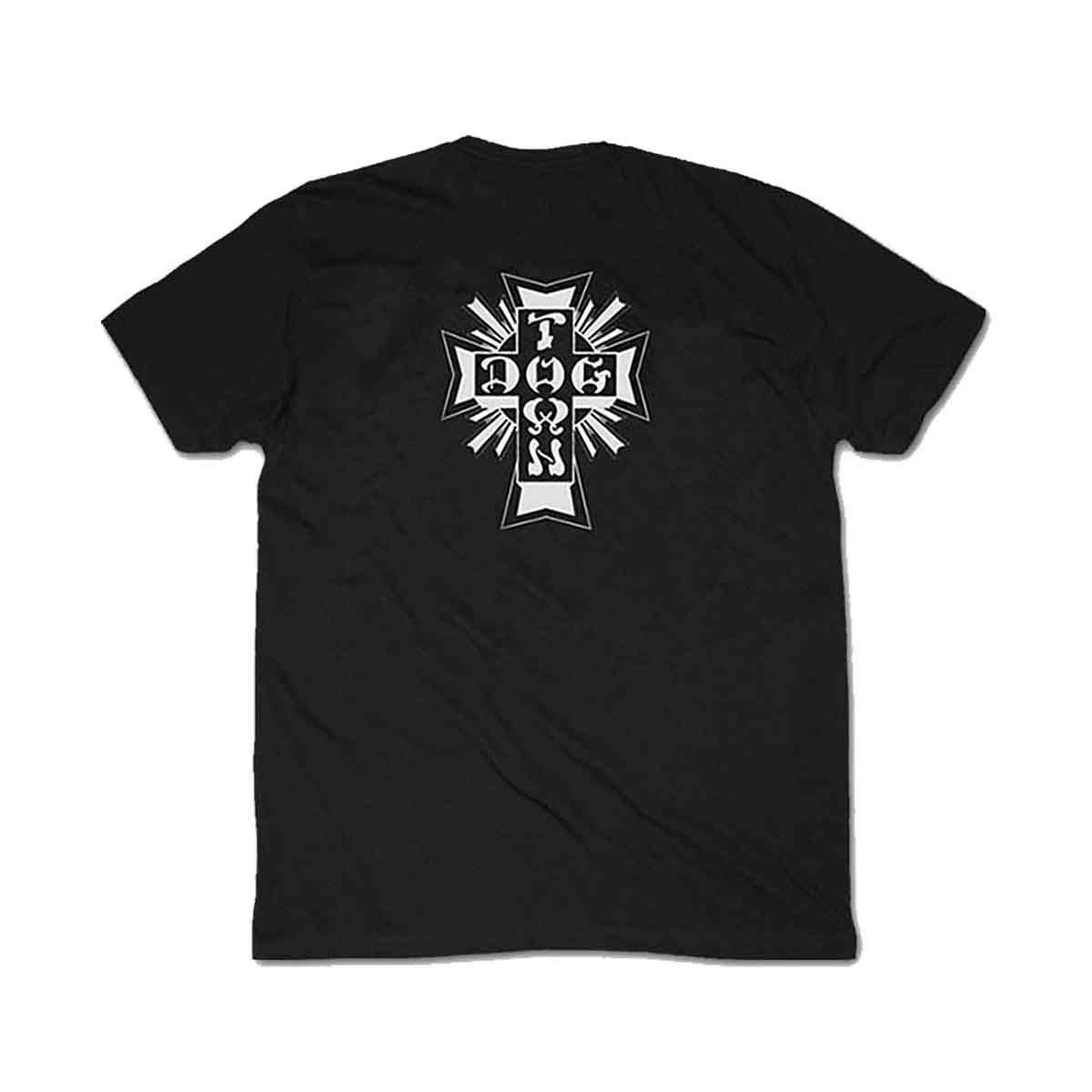 Dogtown Cross Logo Youth T-Shirt - Black/White | SoCal Skateshop