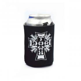 Dogtown Cross Logo Koozie - Black