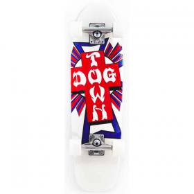 Dogtown USA Cross Cruiser Complete Skateboard - White Pearl 7.75 x 28.25