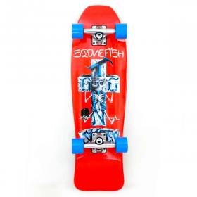 Dogtown Stonefish Mini Cruiser Complete Skateboard - Red Stain 8.75x28.875