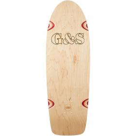 10x31.25 G&S Proline 500 Re-Issue Deck - Black Outline Logo/Red Wheel Wells Pre-Gripped