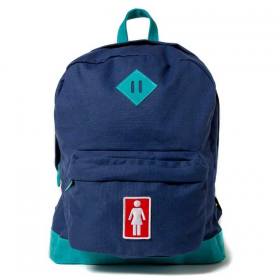 Girl Simple Backpack - Navy/Teal