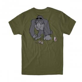 Girl Tyler Pacheco Jungle Beers T-Shirt - Military Green