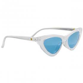 Glassy Billie Polarized Sunglasses - Clear/Blue Lens