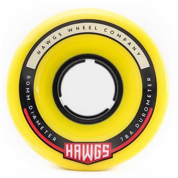 Hawgs Supreme Longboard Wheels - Black 70mm 78a | SoCal