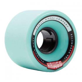 60mm 78a Hawgs Chubby Cruiser Wheels - Ocean Teal
