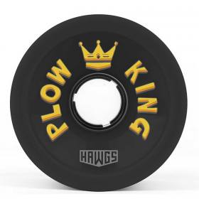 72mm 78a Hawgs Plow Kings Longboard Wheels - Black