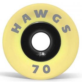 70mm 78a Hawgs Supreme Longboard Wheels - Flat Banana
