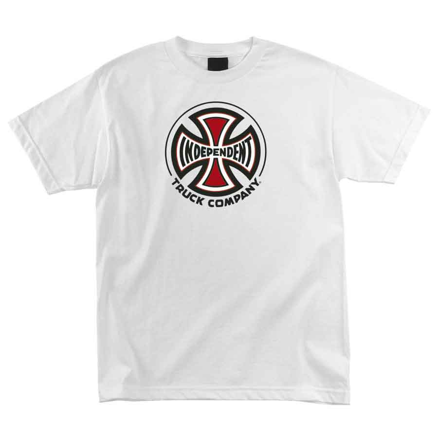 Independent Trucks x 7plyskateshop COLLAB Skateboard T Shirt WHITE LARGE 