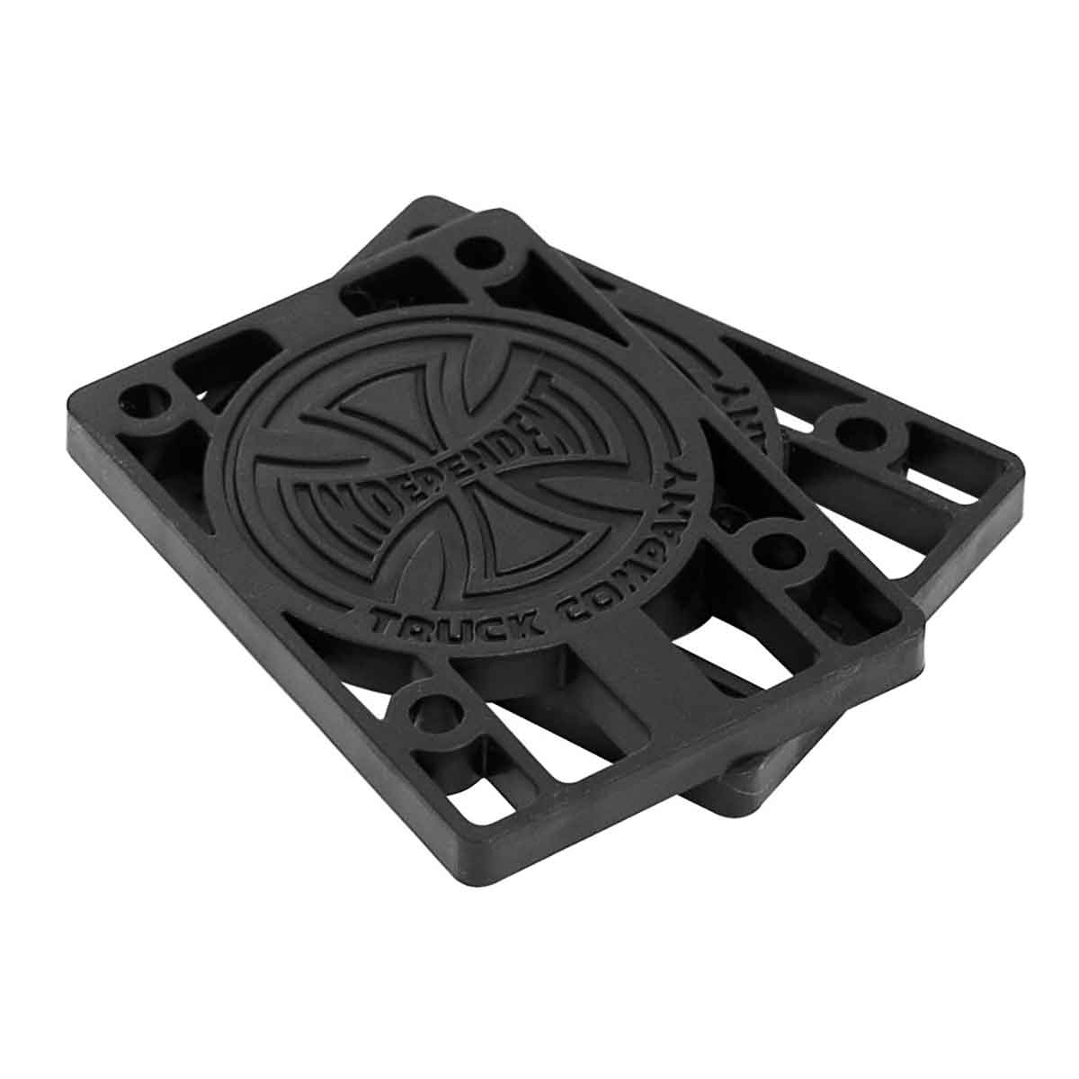 Cales De Montage (risers) Independent Trucks Pour Skateboard - 1/4 De Pouce, Noir, Paire