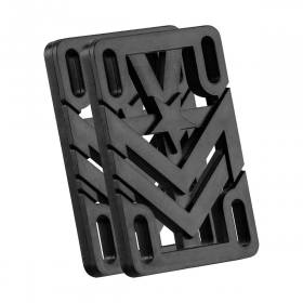 1/4" Hard Mini Logo Truck Risers - Black