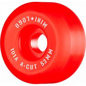 52mm 101a Mini Logo A-Cut "2" Wheels - Red