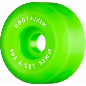 53mm 90a Mini Logo A-Cut "2" Hybrid Wheels - Green