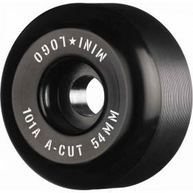 54mm 101a Mini Logo A-Cut "2" Wheels - Black
