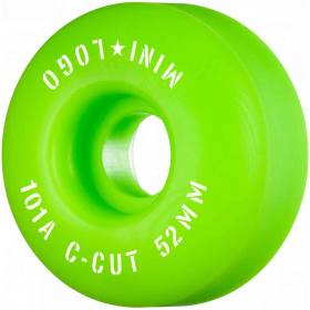 52mm 101a Mini Logo C-Cut "2" Wheels - Green