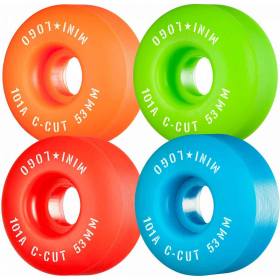 53mm 101a Mini Logo C-Cut "2" Wheels - Mixed