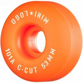 53mm 101a Mini Logo C-Cut "2" Wheels - Orange