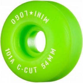 54mm 101a Mini Logo C-Cut "2" Wheels - Green