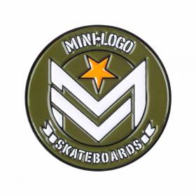 Mini Logo Chevron Enamel Pin - 1"