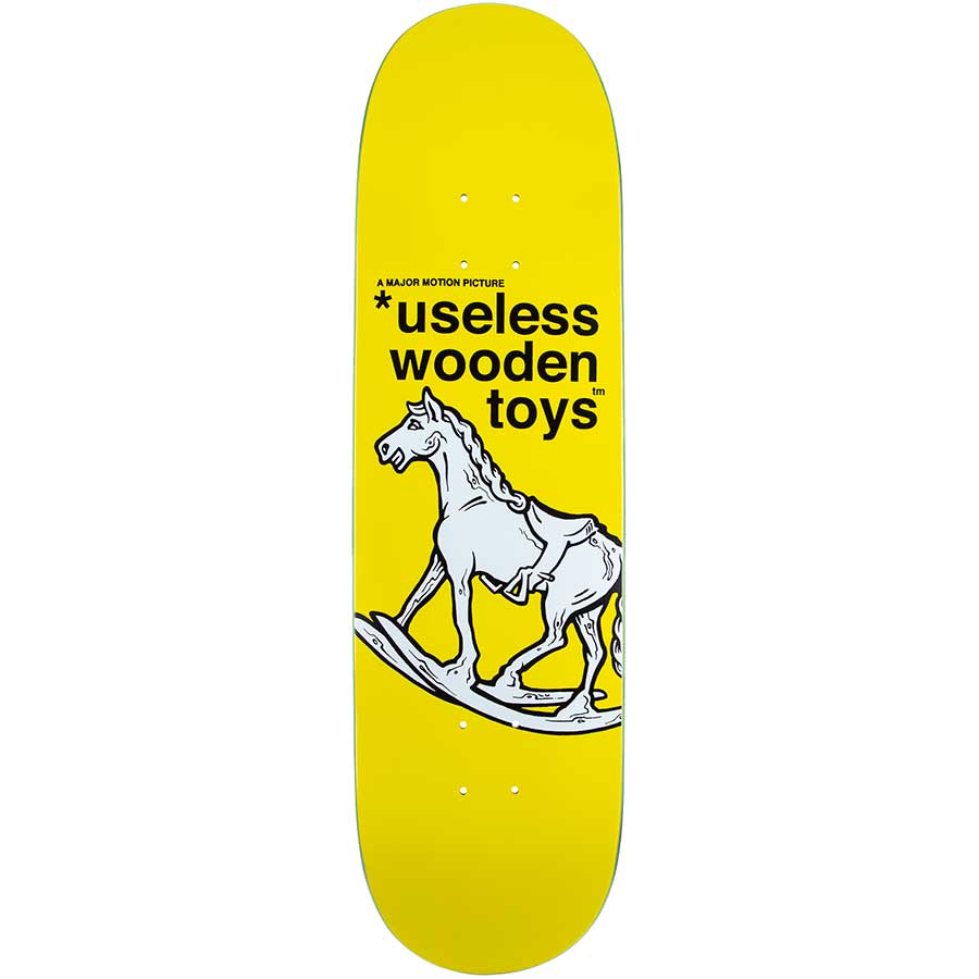 yellow rocking horse