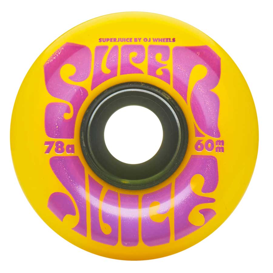 OJ Super Juice Skateboard Wheels Yellow 60mm 78a SoCal