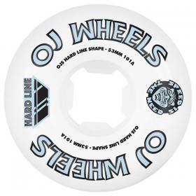 53mm 101a OJ Team Line Original Hardline Wheels - White