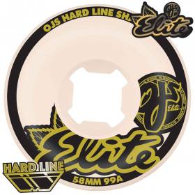 58mm 99a OJ Elite Hardline Wheels - White
