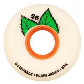 56mm 87a OJ Keyframe Plain Jane V3 Wheels - White