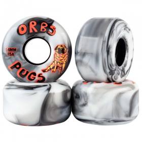 54mm 85a Orbs Pugs Wheels - Black/White Swirl