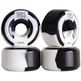 54mm 99a Orbs Apparitions Wheels - Black/White Split