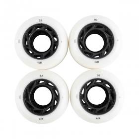 52mm 102a Orbs Ghost Lites Wheels - White/Black