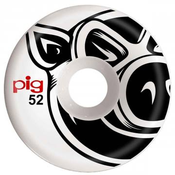 Pig head natural wheels 52mm,54mm FREE J&J'S STICKER 
