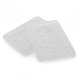 1/8" Soft Pig Wheels Pig Piles Risers - Clear