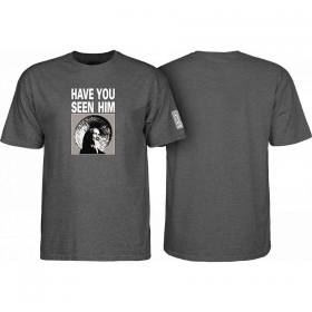 Powell Peralta Animal Chin T-Shirt - Charcoal Heather