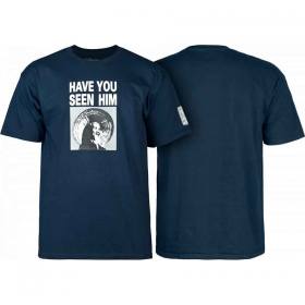 Powell Peralta Animal Chin T-Shirt - Navy Blue