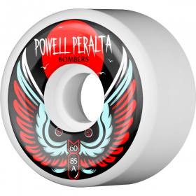 60mm 85a Powell Peralta Bomber III Cruiser Wheels - White