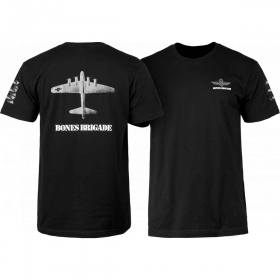 thumbnail image 2 of Powell Peralta Bones Brigade Bomber T-Shirt - Military Green - Men's Regular 2 of 4