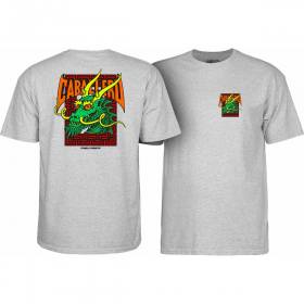 Powell Peralta Steve Caballero Street Dragon T-Shirt - Sport Grey