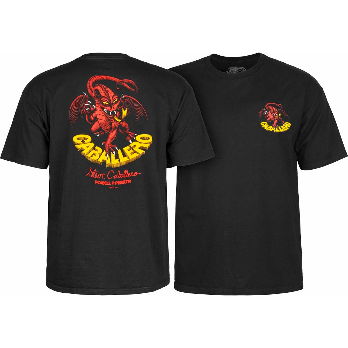 【オフィシャル】POWELL PERALTA キャバレロ ドラゴン Tシャツ Powell-Peralta-Cab-dragon-II-