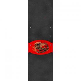 10.5x33 Powell Peralta Premium Printed Black Griptape - Oval Dragon