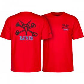 Powell Peralta Rat Bones T-Shirt - Red