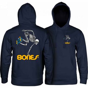 Powell Peralta Skateboarding Skeleton Pullover Hoodie - Maroon