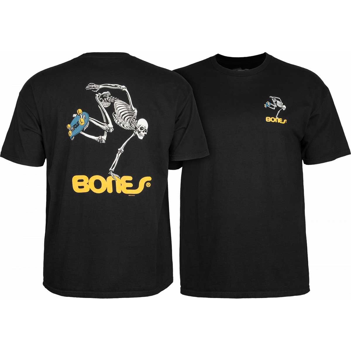 Powell Peralta Skateboard Skeleton Youth T-Shirt - Black | SoCal