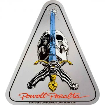 Powell Peralta Bones Brigade Ripper White Clear Skateboard Sticker Decal 5" New 