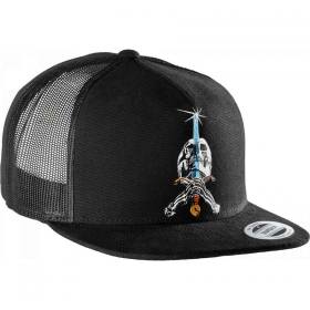 Powell Peralta Skull & Sword Mesh Trucker Hat - Black