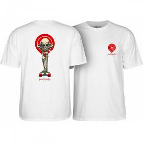 Powell Peralta Tucking Skeleton T-Shirt - White